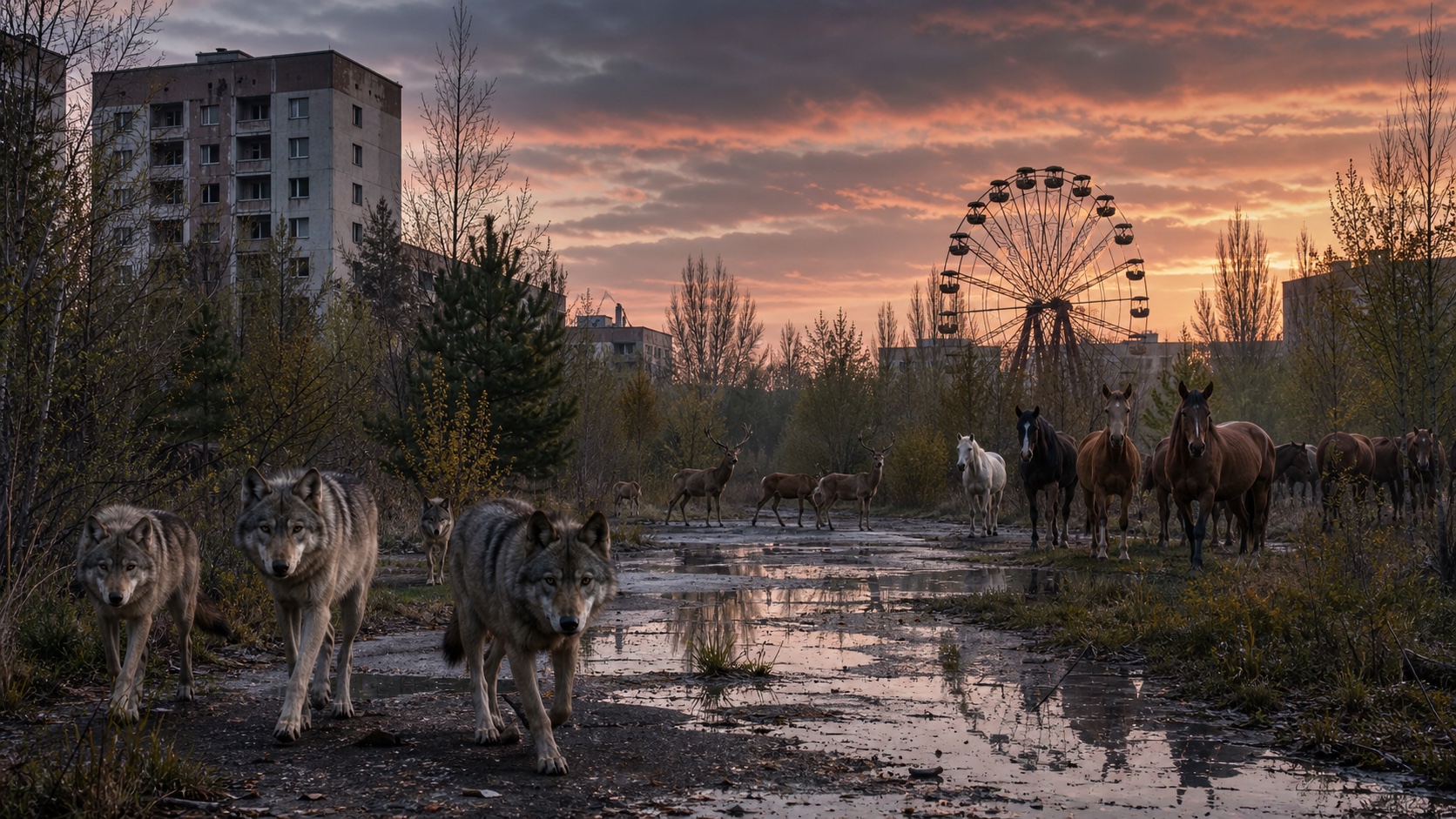 Chornobyl sem humanos: por que a fauna retornou à zona de exclusão