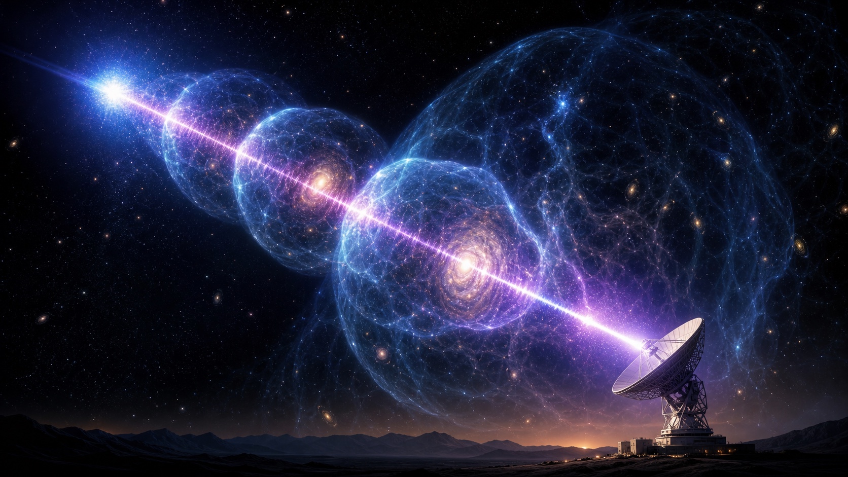 Rajadas rápidas de rádio ajudam a encontrar a matéria perdida do Universo