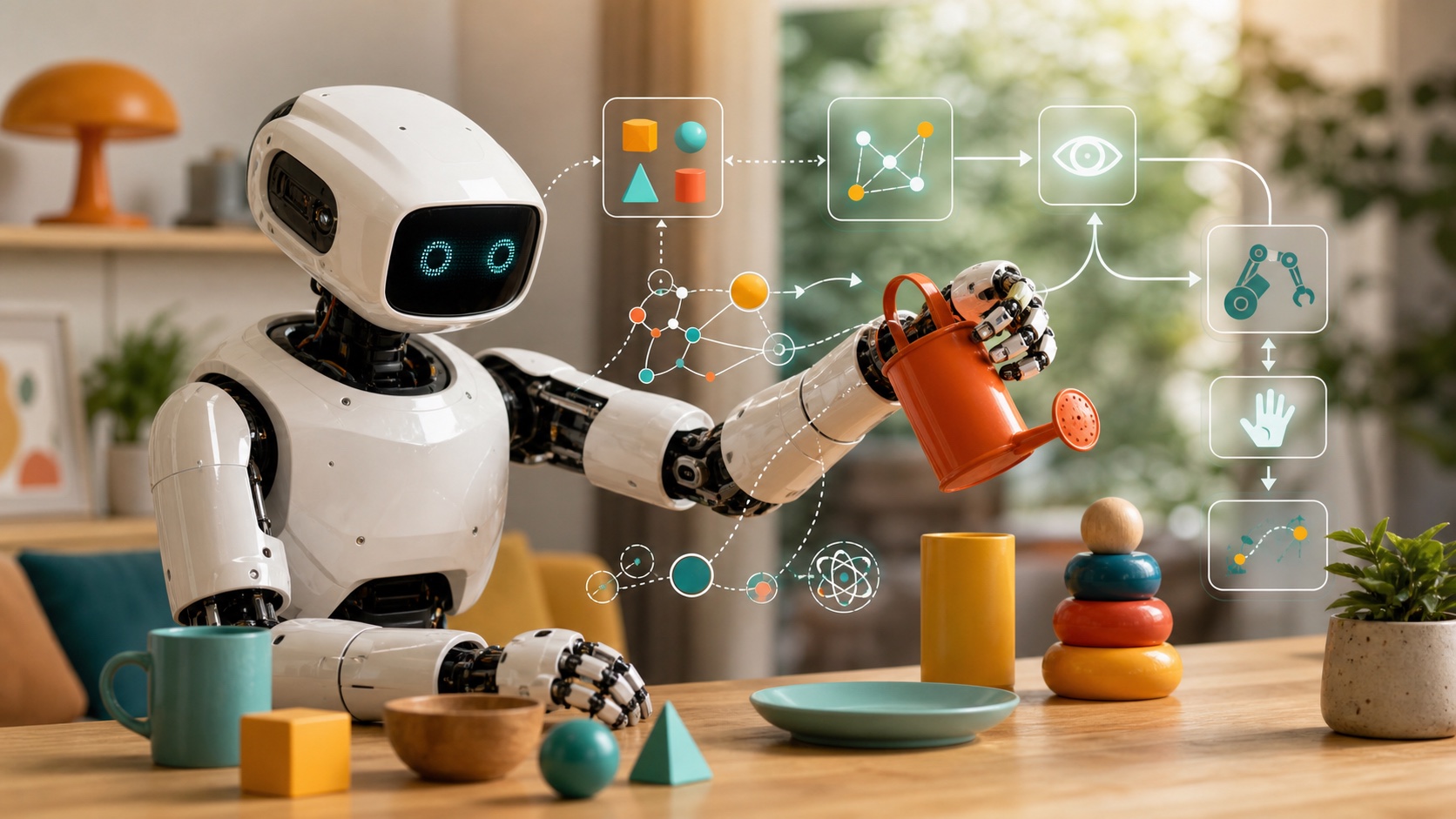 Robôs curiosos aprendem palavras enquanto exploram o mundo